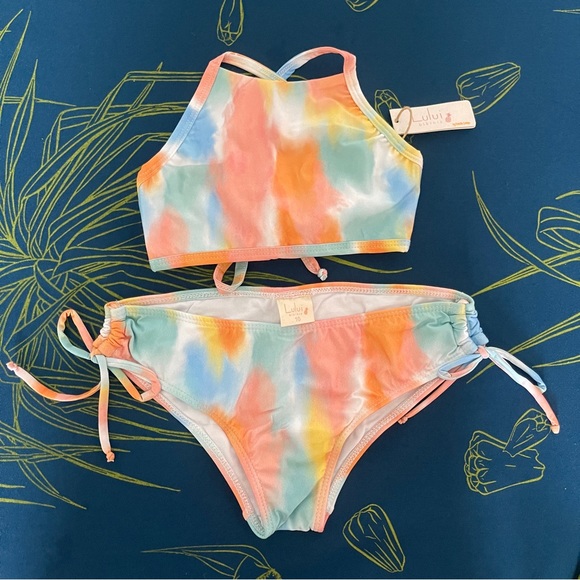 Lului Children's Kailua Print Bikini - Picture 2 of 10